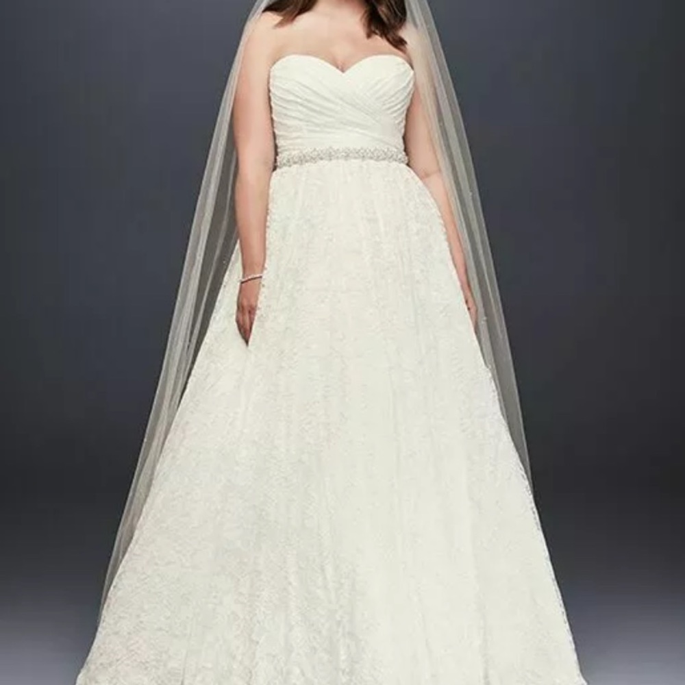 NWT! All lace sweetheart bridal gown 20W